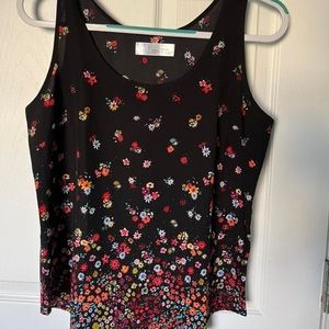Flowy floral tank top